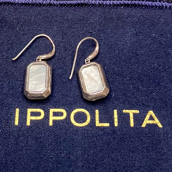 IPPOLITA Diamond/Mother-of-Pearl and Sterling Silver Earrings - Picture 5 of 7